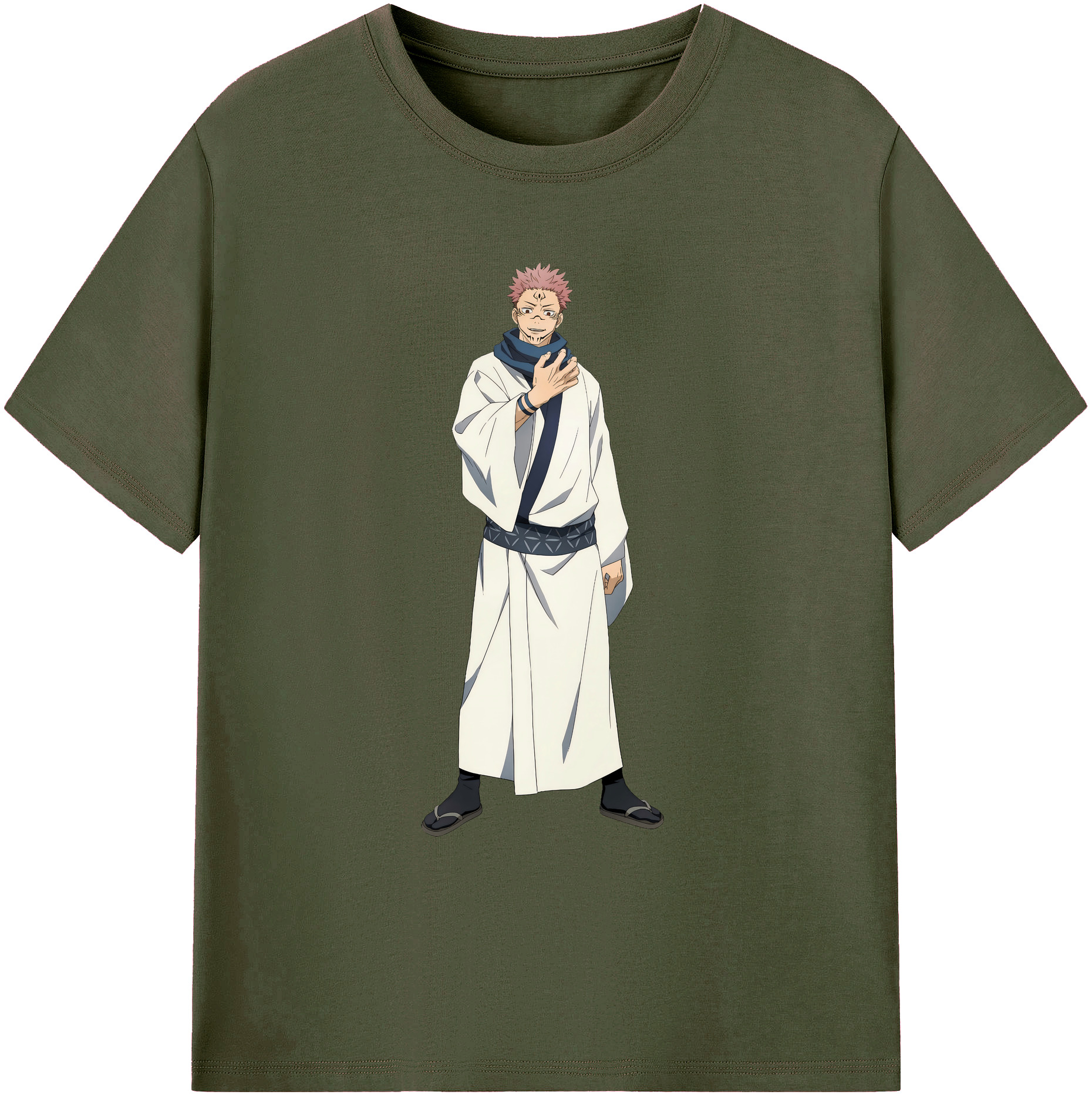 （画像用） 呪術廻戦 Jujutsu Kaisen 綿100％ メンズ半袖Tシャツ｜肌触りやわらか＆通気性
